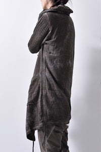 2102-TP04A Hooded Gauze CD / LS Brown