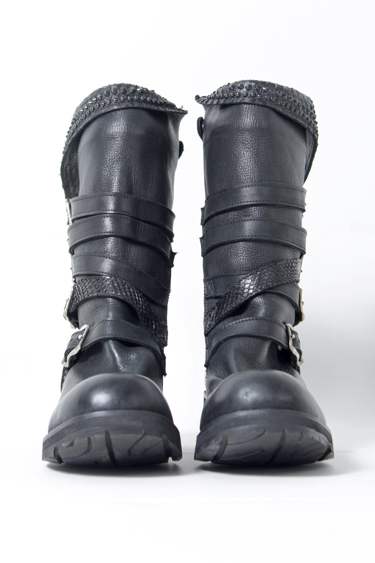 KMRii ケムリ Crush Strap Boots 02 クラッシュ ストラップ ブーツ