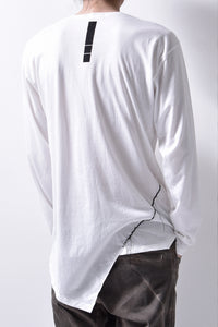 2102-CT02/LS Slash Cut 04 / LS White