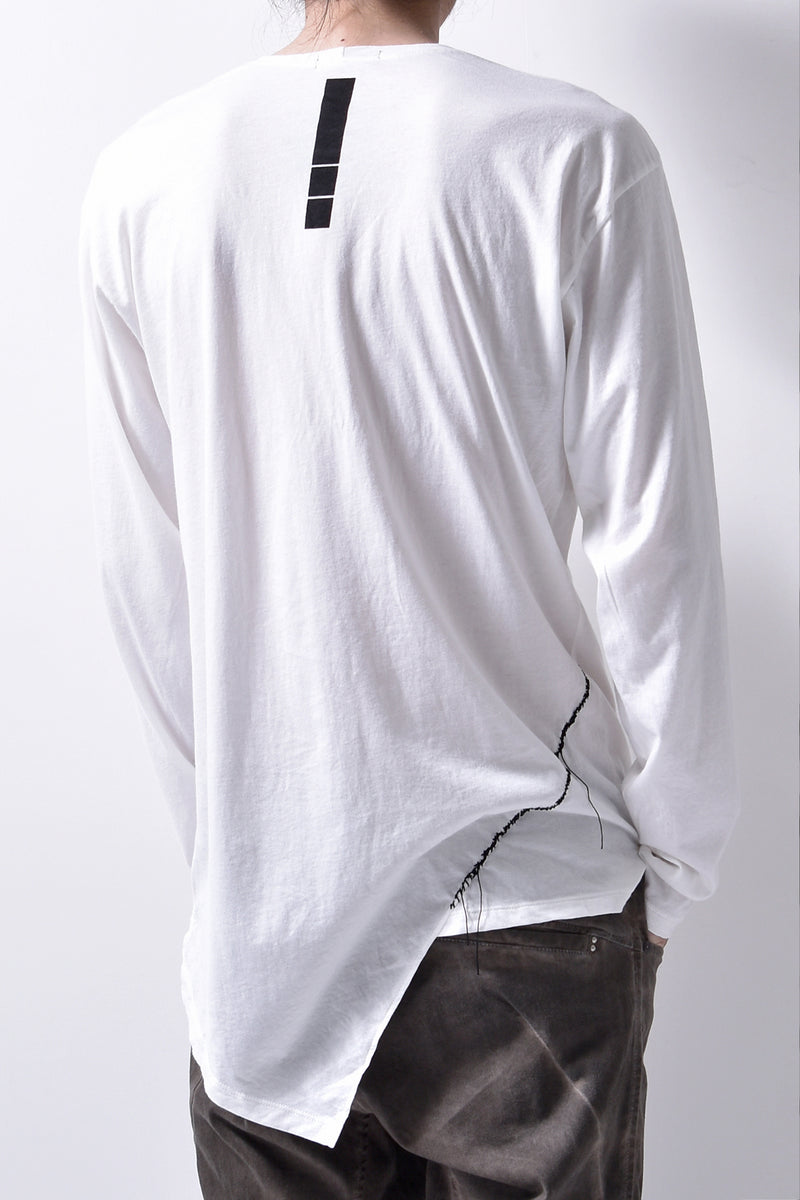 2102-CT02/LS Slash Cut 04 / LS White