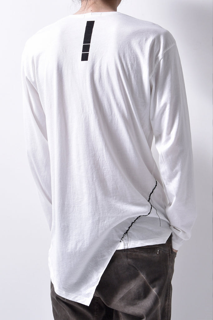 2102-CT02/LS Slash Cut 04 / LS White