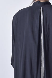 2101-SH05 Stealth Rayon Lazy Shirt_Black