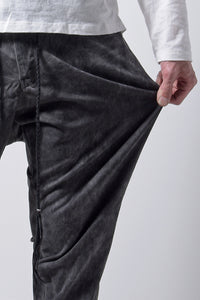 2202-PT01A Drop Crotch Pants Charcoal