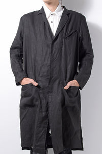 2201-JK02A Side Slit Tailored Coat Black