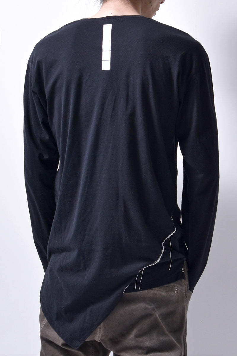 2102-CT02/LS Slash Cut 04 / LS Black