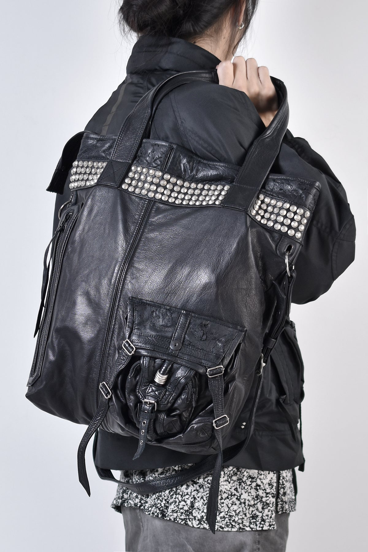 KMRii ケムリ White Estoc Tote ホワイト エストック トート レザー