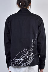 2002-SH07B Splash Field Shirt Black