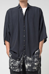 2301-SH03 Discharged Crepe Rayon Lazy Shirt