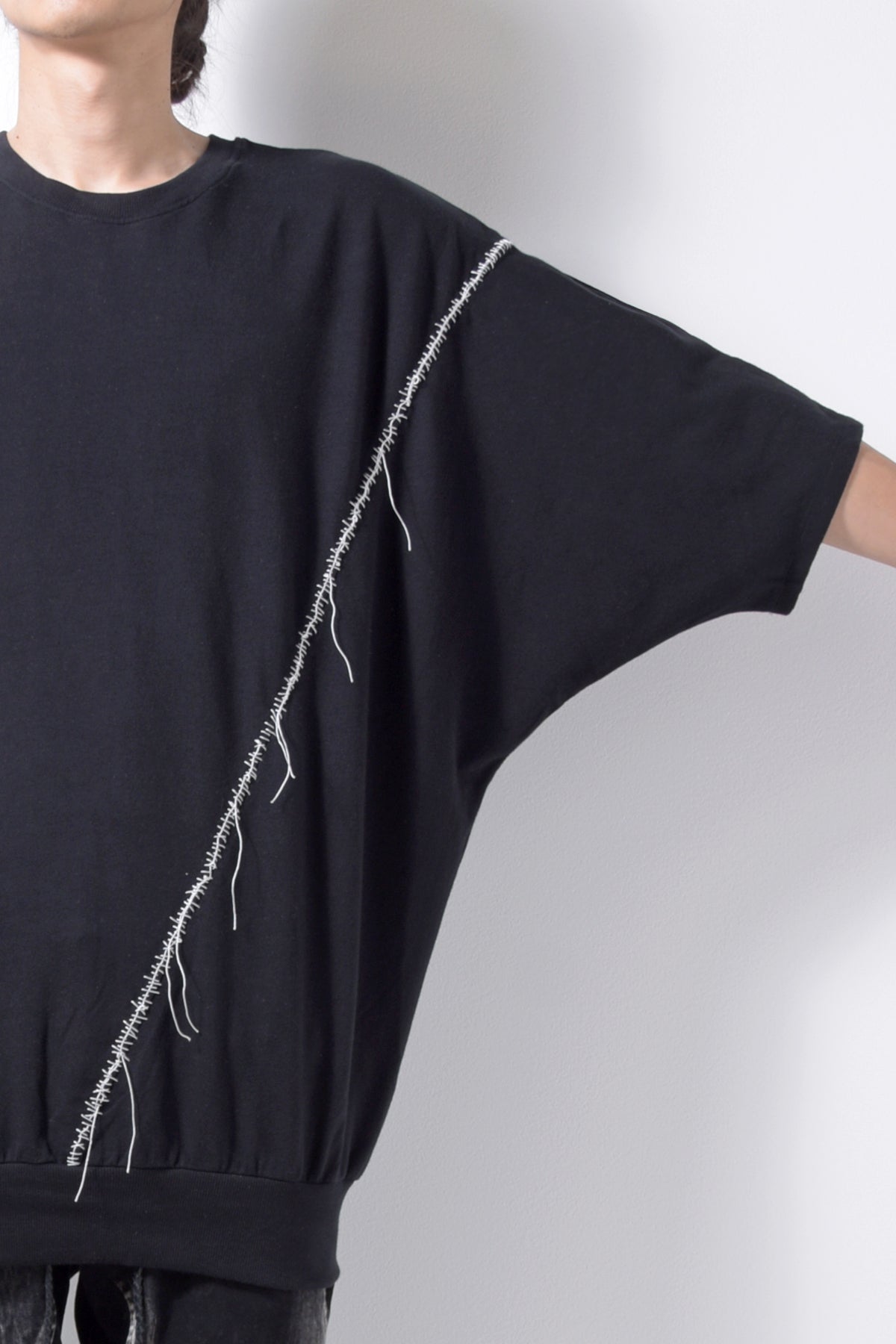 2201-TP03 Hand Stitched Dolman Pullover