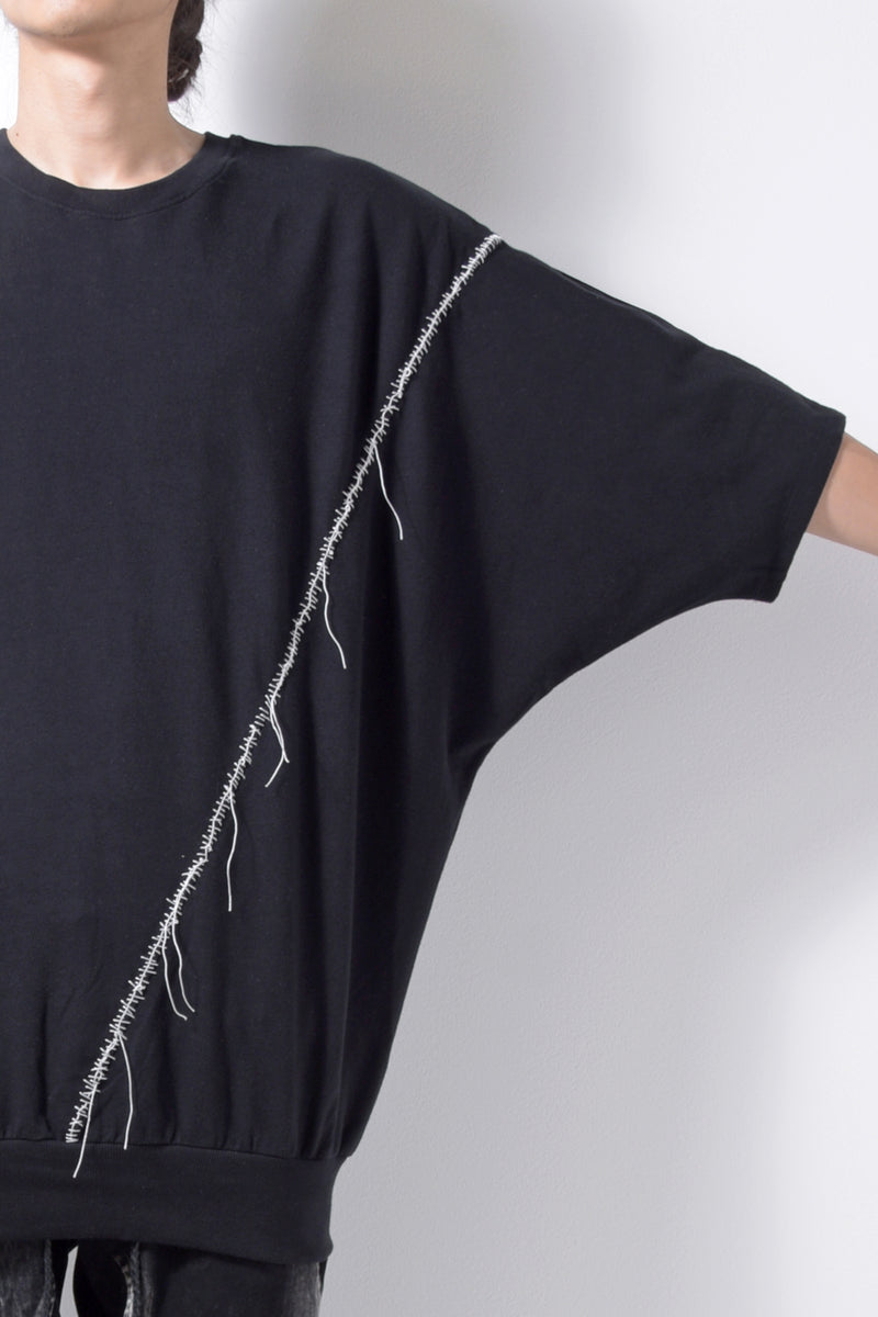 2201-TP03 Hand Stitched Dolman Pullover