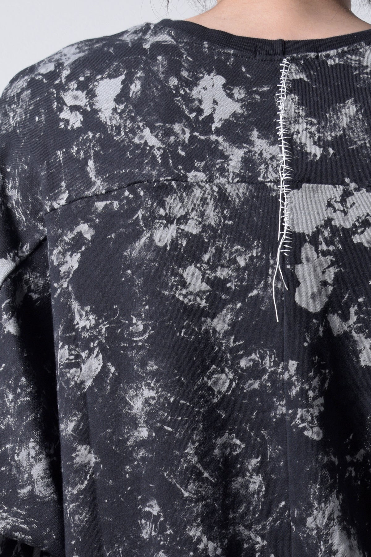 2202-TP05 Flake Discharged Dolman Top