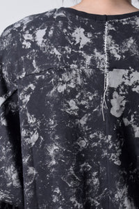 2202-TP05 Flake Discharged Dolman Top