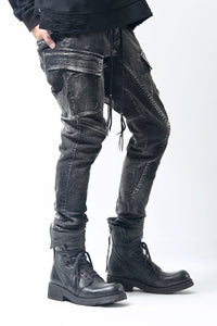 1902-PT06A Discharged Double Flap Pants