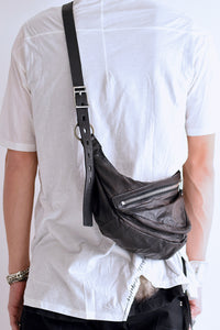 1901-BG02 Double Zip Shoulder Bag