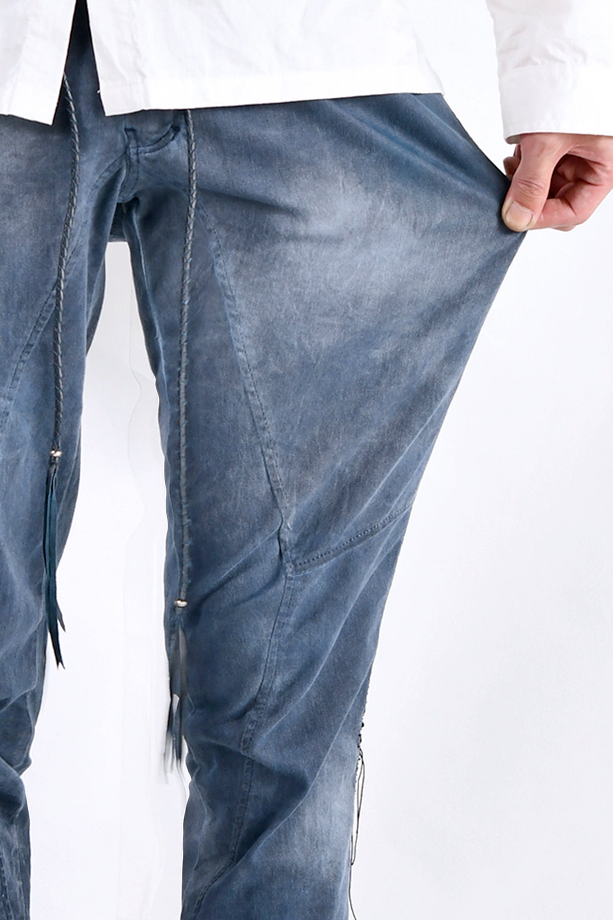 2102-PT01A Stretch Twill Pants 03 Navy