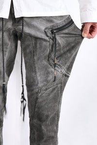 2102-PT02A Double Pocket Twill Pants 03 Charcoal