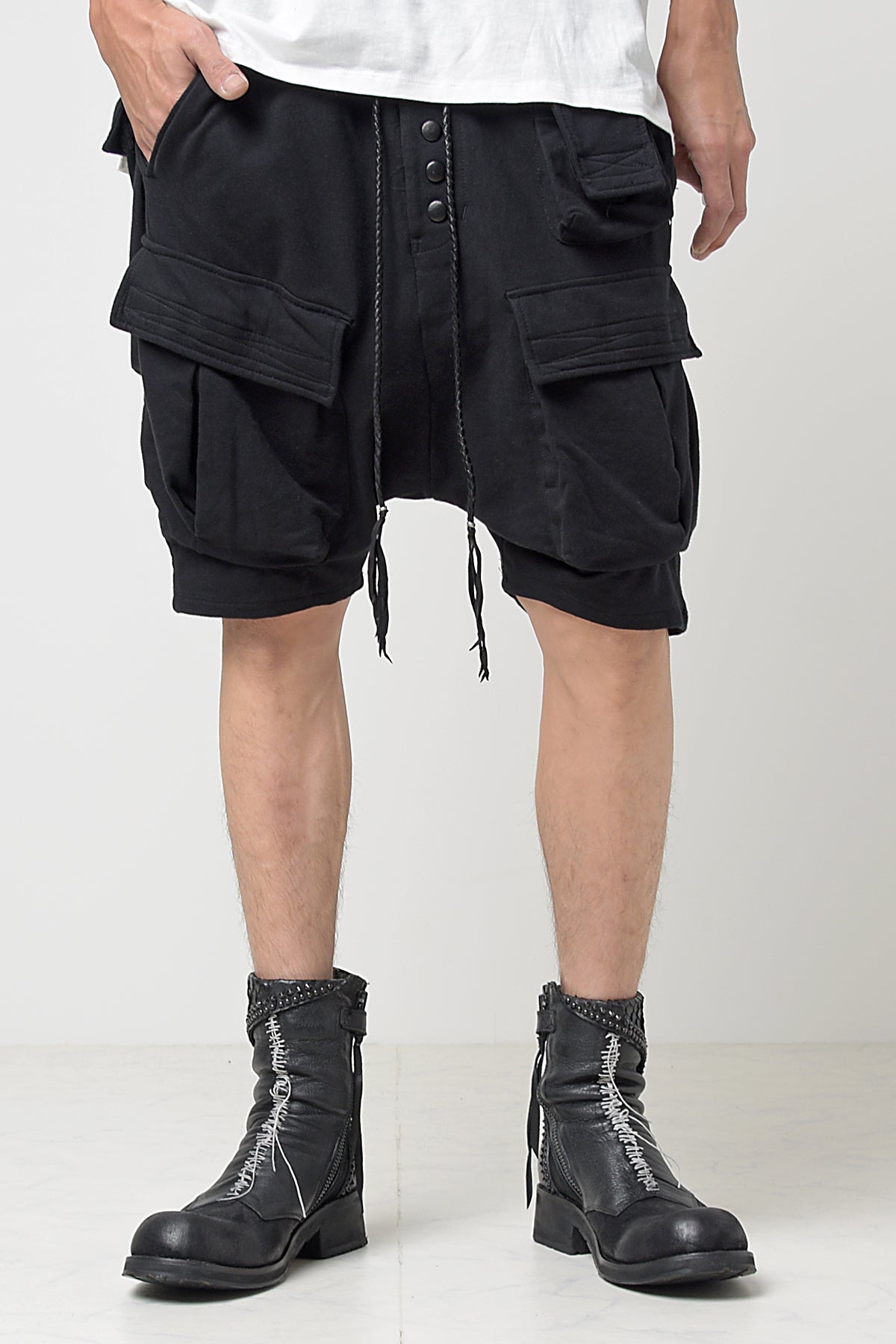 2301-PT07 Stretch Sweat Cargo Shorts