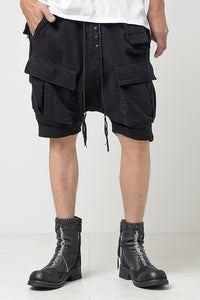2301-PT07 Stretch Sweat Cargo Shorts
