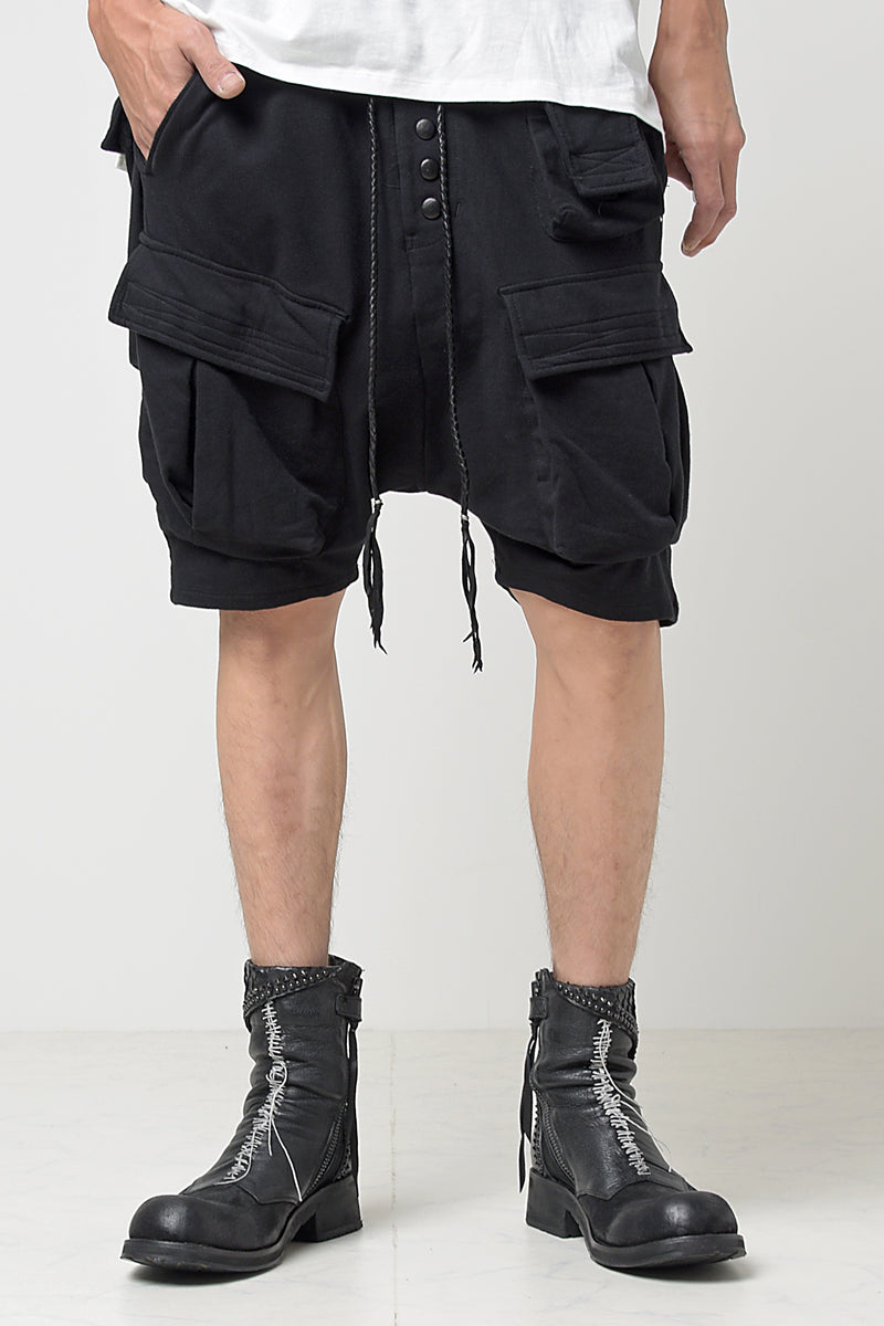 2301-PT07 Stretch Sweat Cargo Shorts