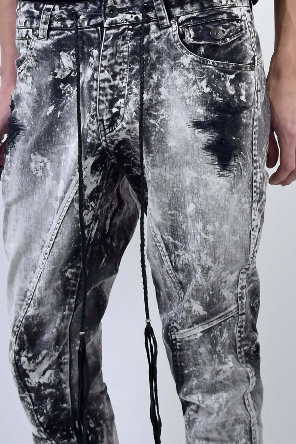 2101-PT01B Discharged Stretch Twill Pants 01