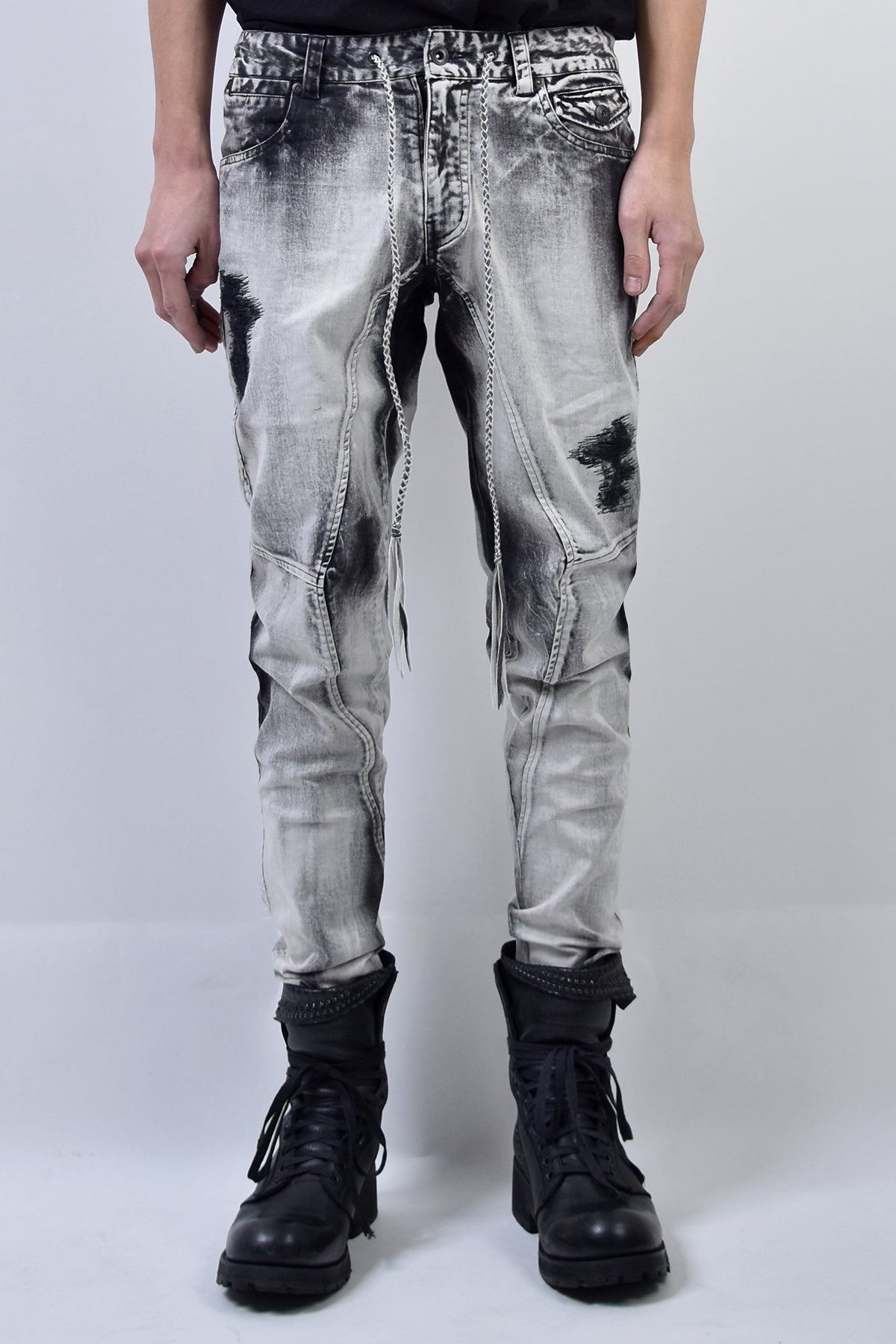 2101-PT01C Discharged Stretch Twill Pants 02