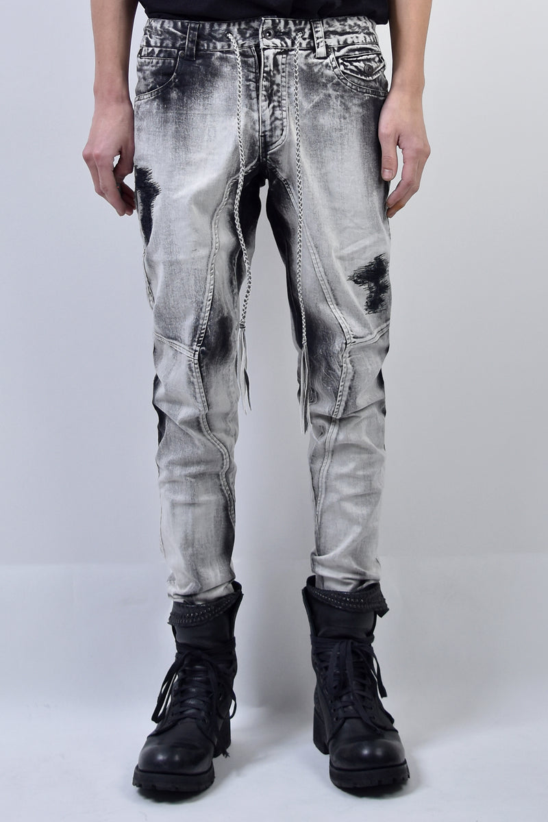 2101-PT01C Discharged Stretch Twill Pants 02