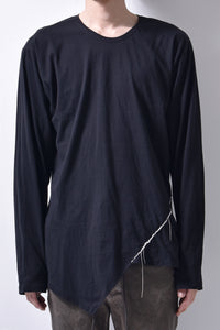 2102-CT02/LS Slash Cut 04 / LS Black