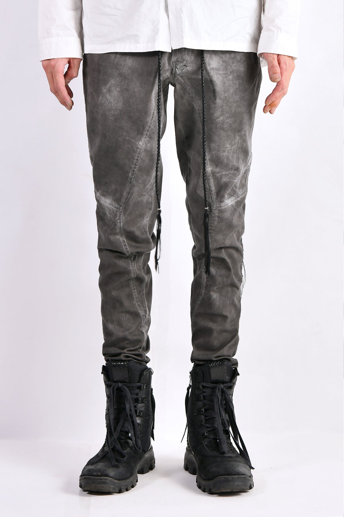 2102-PT01A Stretch Twill Pants 03 Charcoal