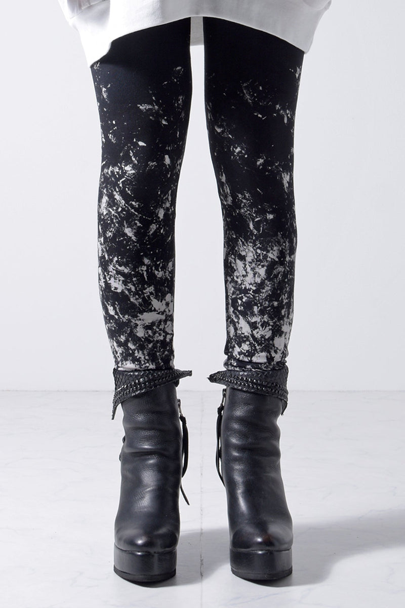 2202-PT07W Flake Discharged Leggings -Women's-