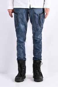 2102-PT02A Double Pocket Twill Pants 03 Navy