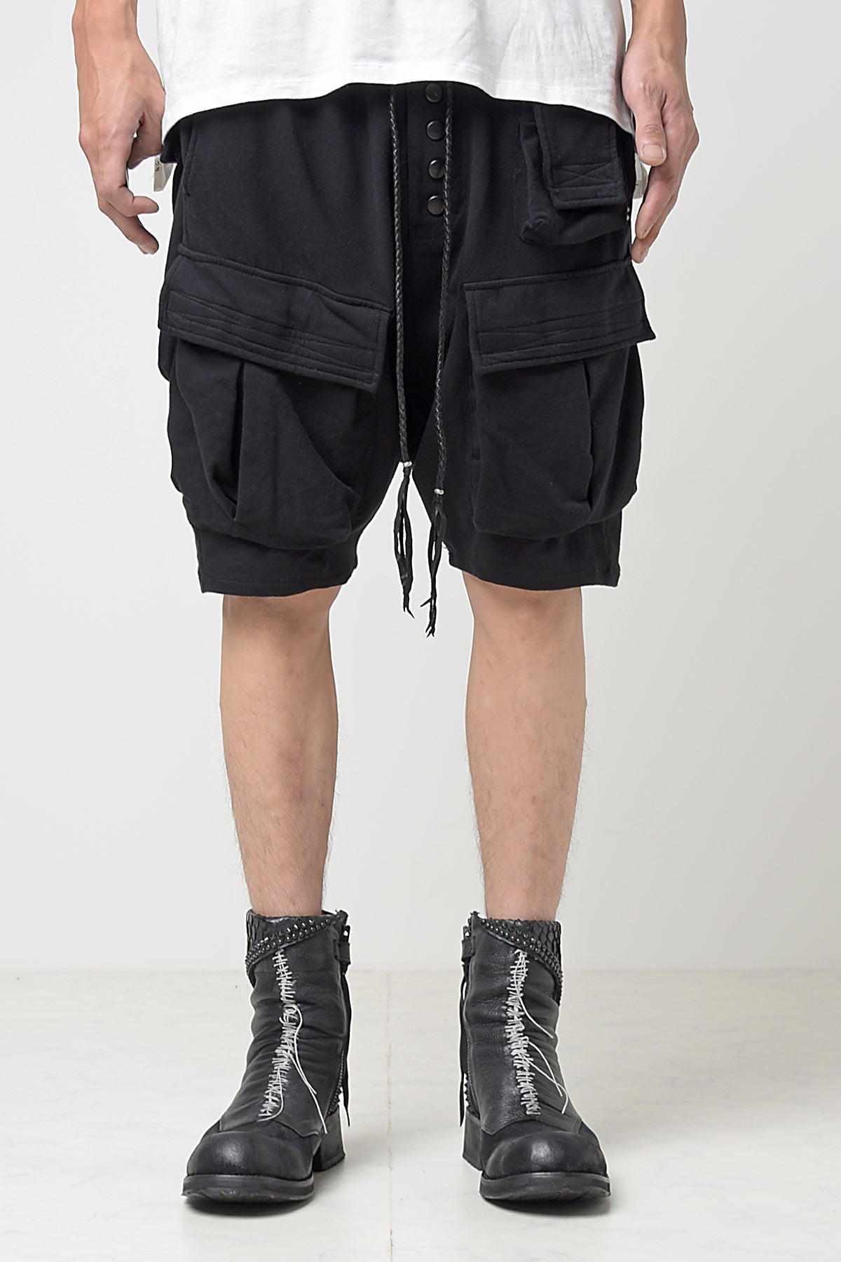 2301-PT07 Stretch Sweat Cargo Shorts