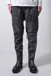 2202-PT01A Drop Crotch Pants Charcoal