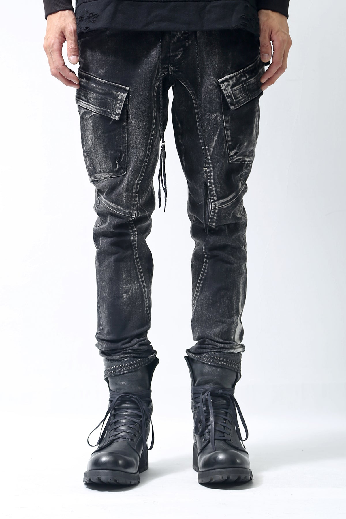 1902-PT06A Discharged Double Flap Pants