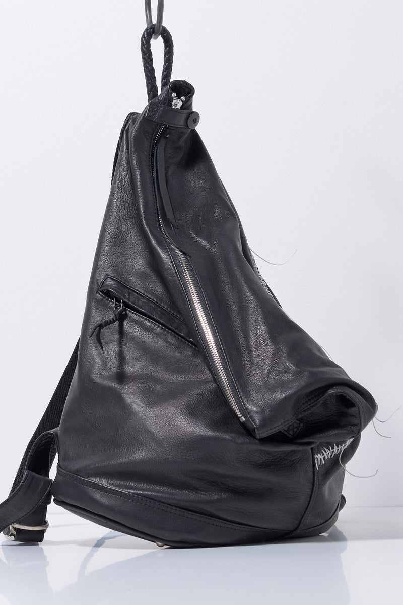 2202-BG01 Hand Stitch Triangle Backpack