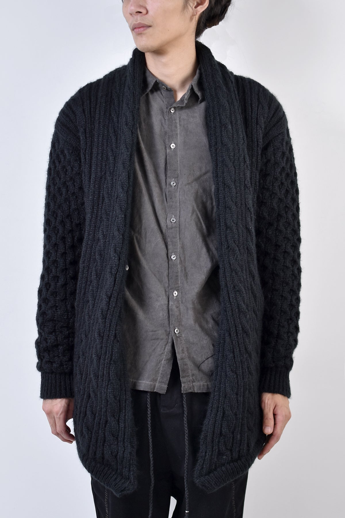 2002-KT02 Cable Combi Mohair CD Black