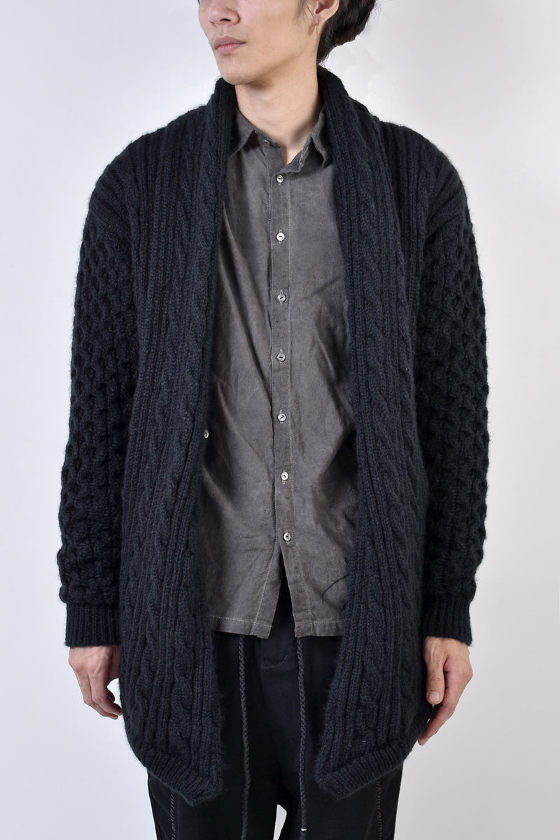 2002-KT02 Cable Combi Mohair CD Black