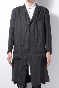 2201-JK02A Side Slit Tailored Coat Black