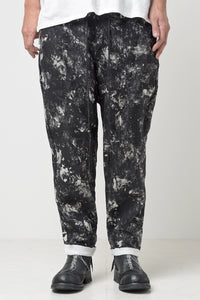 2301-PT08 Discharged Linen Layered Pants