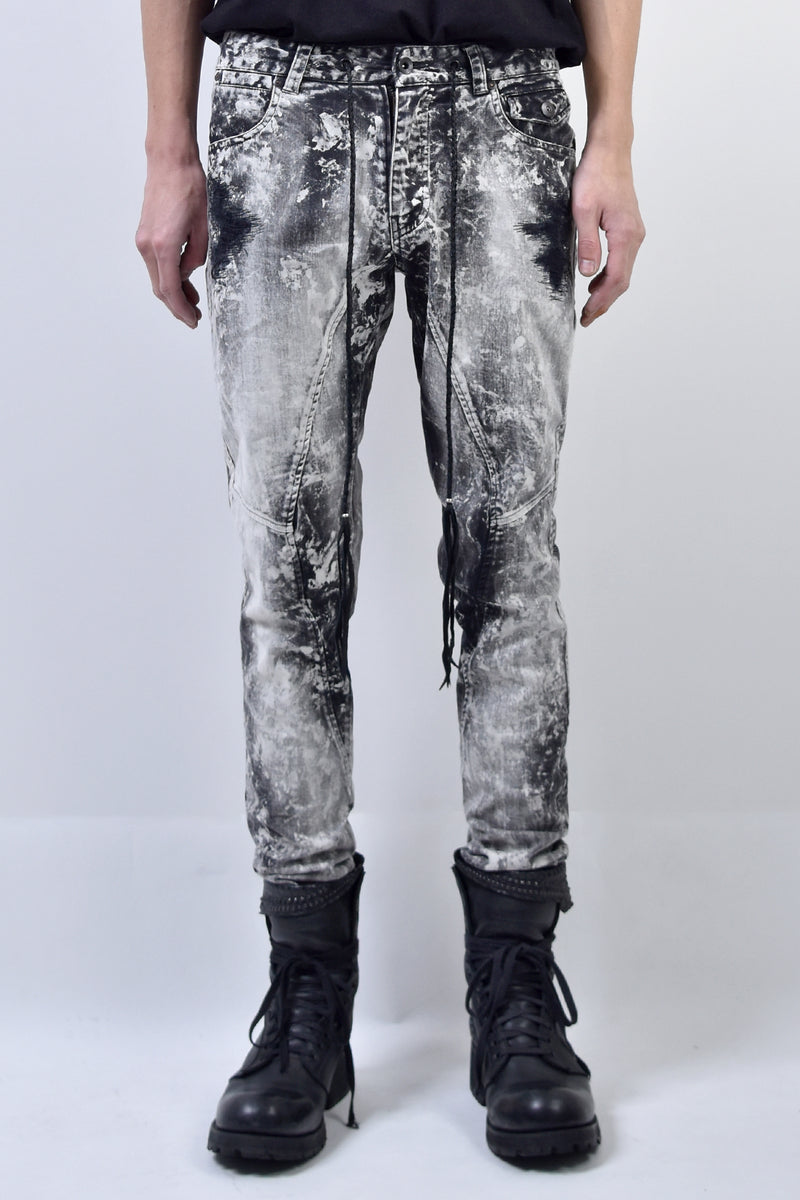 2101-PT01B Discharged Stretch Twill Pants 01