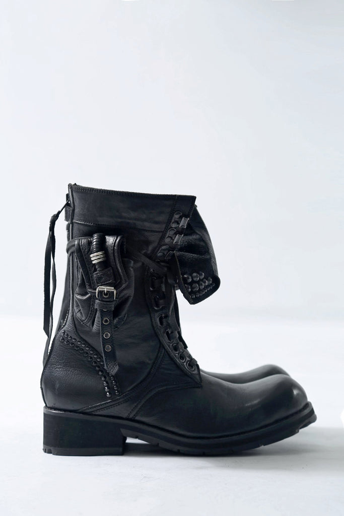 1602-BO07 Chrome Boots 10
