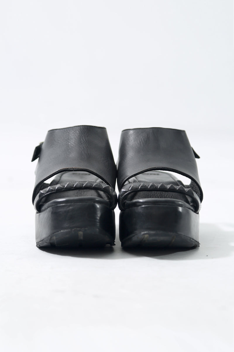 1801-BO04L Black Metal Sandal PMD