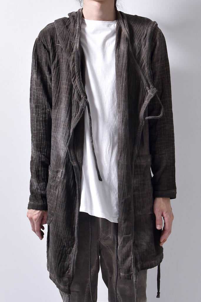 2102-TP04A Hooded Gauze CD / LS Brown