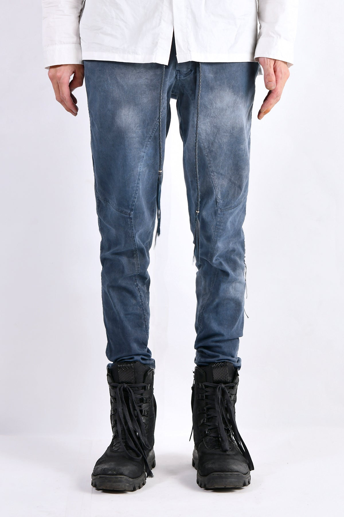 2102-PT01A Stretch Twill Pants 03 Navy