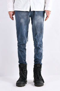 2102-PT01A Stretch Twill Pants 03 Navy