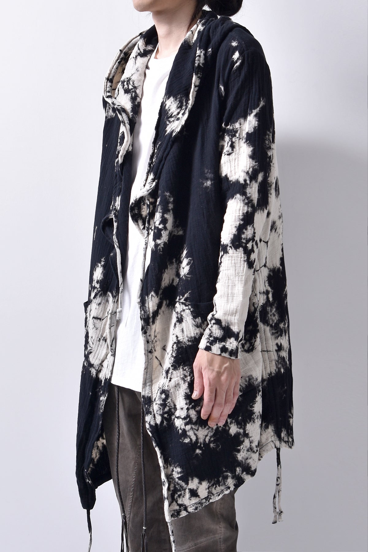 2102-TP04B Hooded Tie Dye Gauze CD / LS