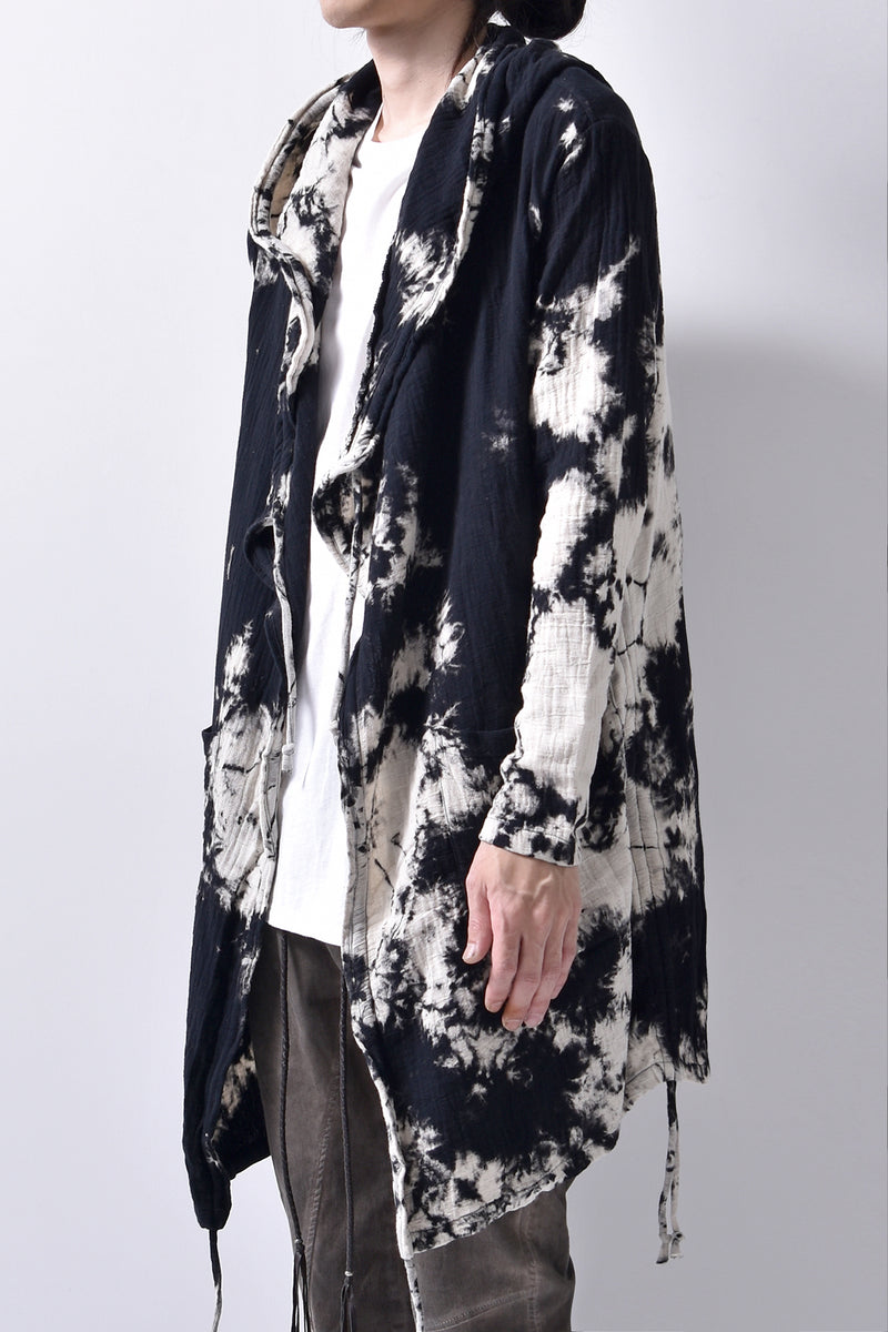2102-TP04B Hooded Tie Dye Gauze CD / LS