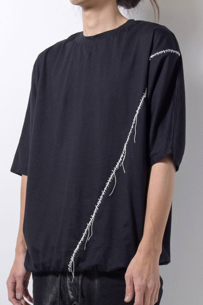 2201-CT06 Hand Stitched Dolman Cut Black