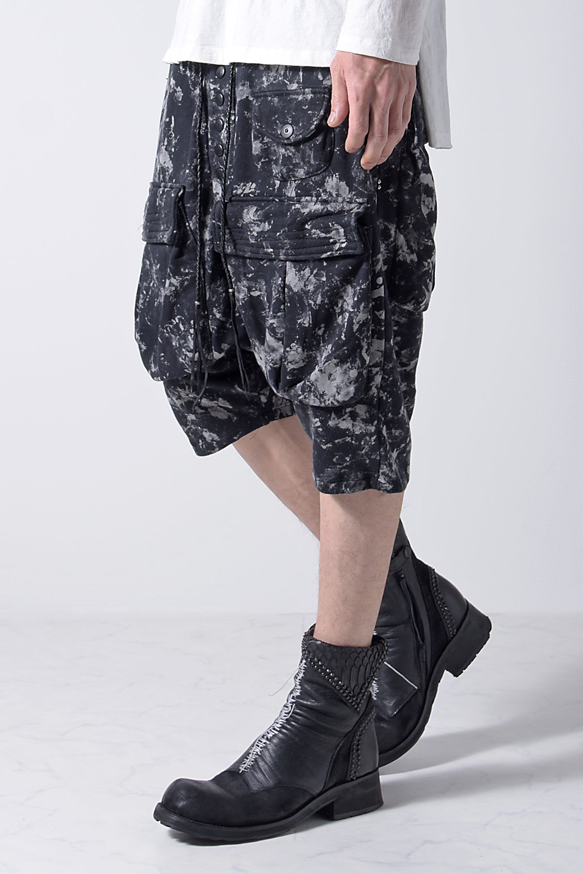 2202-PT06B Flake Discharged Cargo Shorts