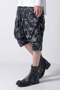 2202-PT06B Flake Discharged Cargo Shorts