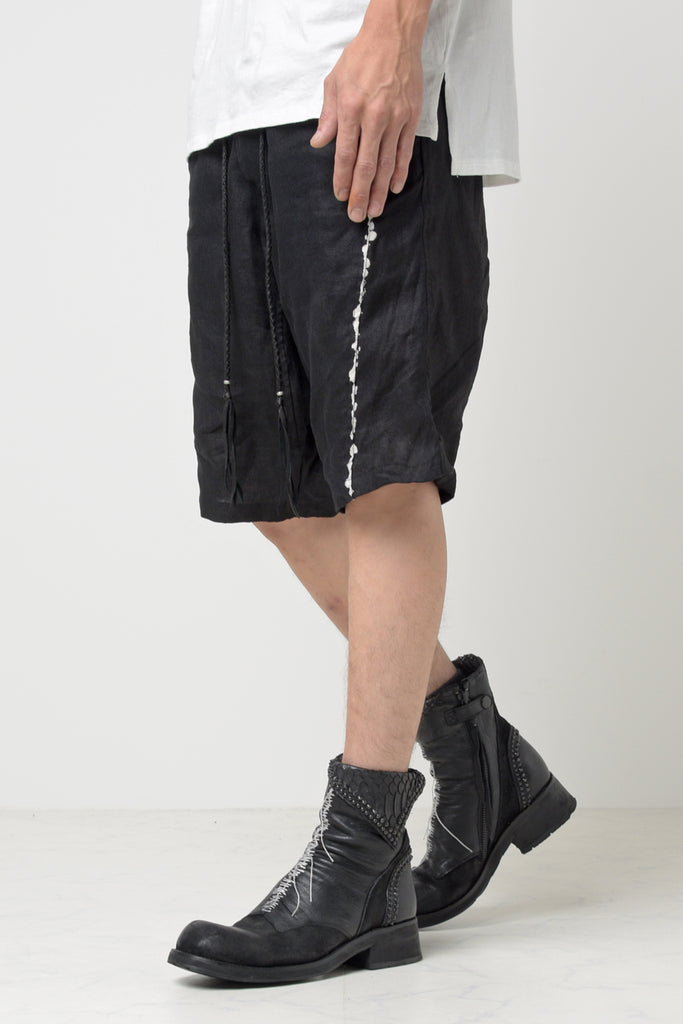 2301-PT05 Linen Slash Shorts